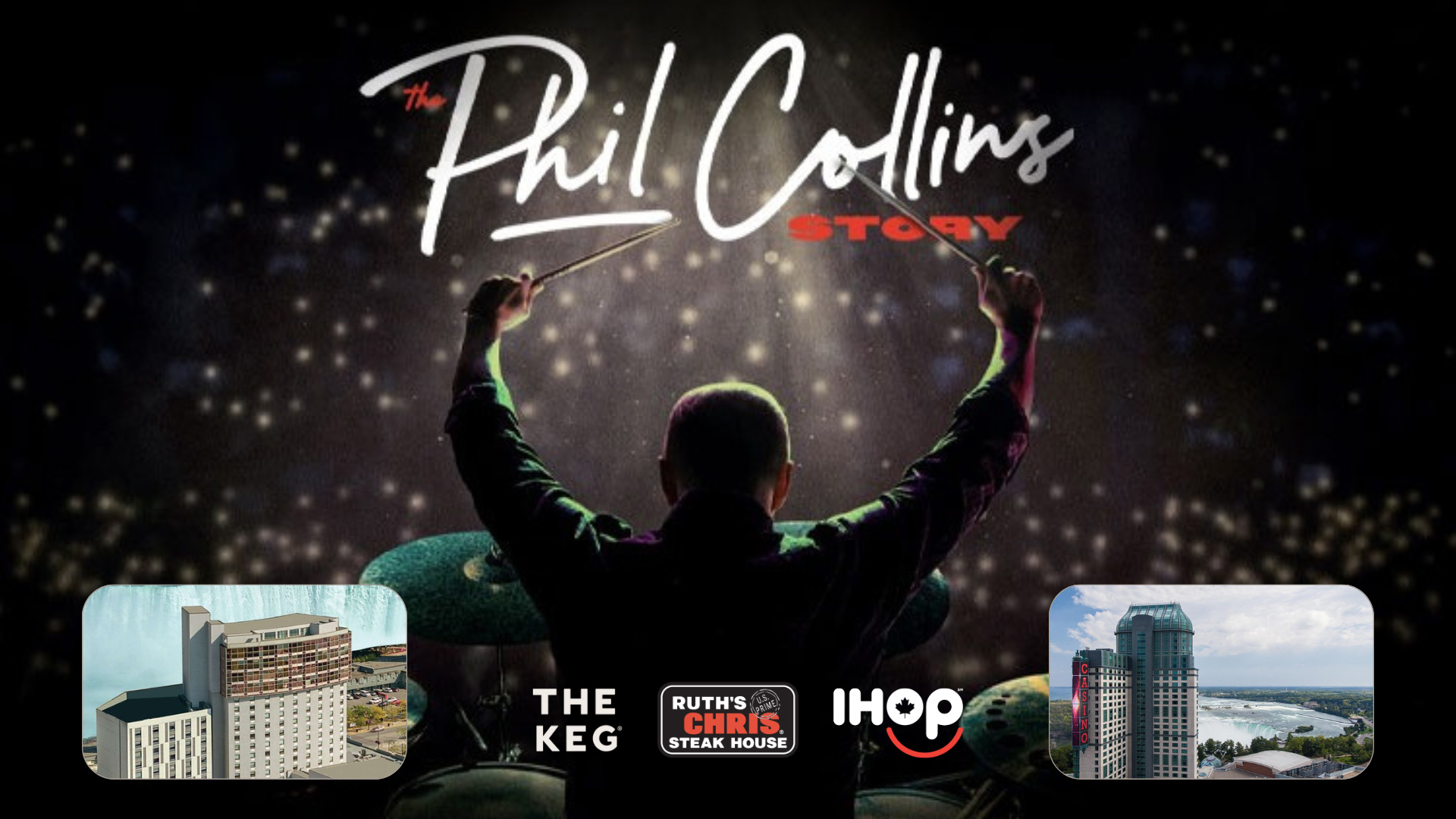 Valentine’s Dining & Live Music in Niagara Falls: The Phil Collins Story Getaway